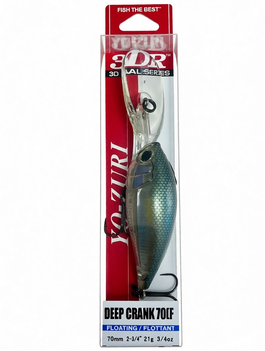 Воблер yo zuri 3dr deep crank 70f r1319 rgzs (заглубление 3.6 4.5 м.)